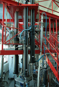 Large view of the pilot plant set-up